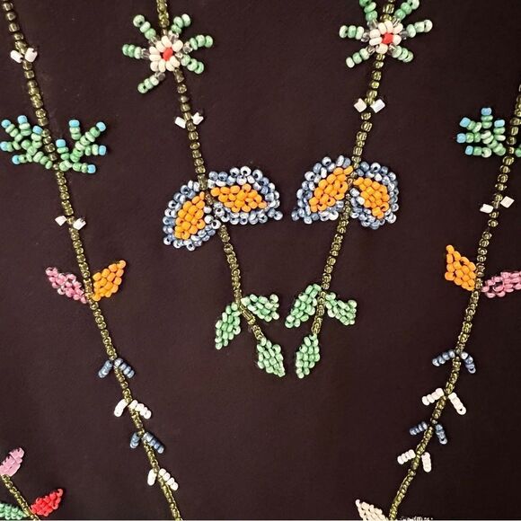 Hazel Black Beaded Tank Top. Size Medium. Great Condition! - Picture 6 of 11